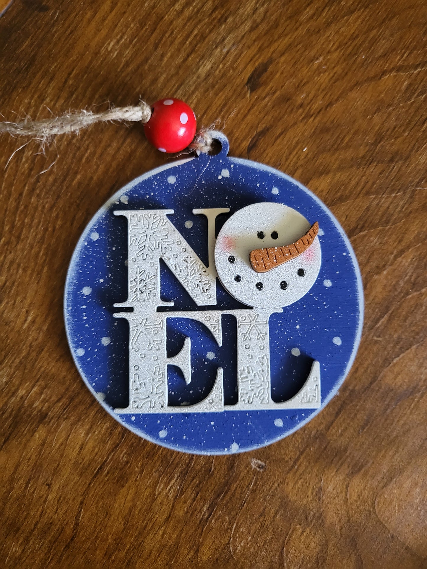 Noel Round Ornament