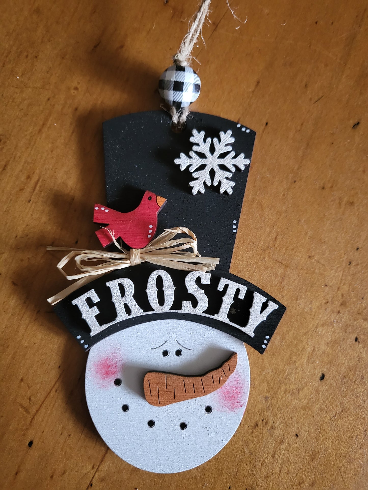 Frosty Snowman Ornament