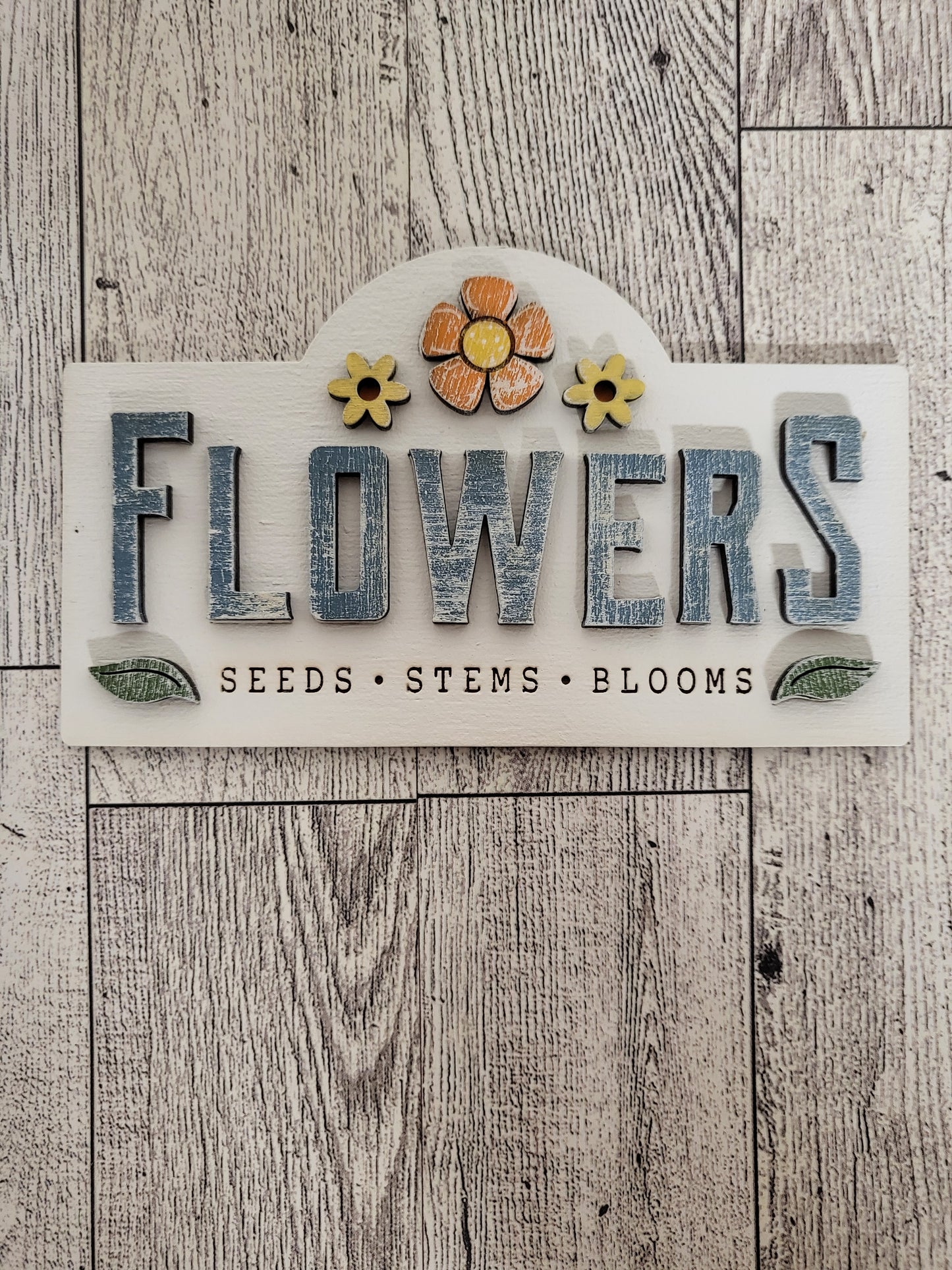 Flowers post frame insert
