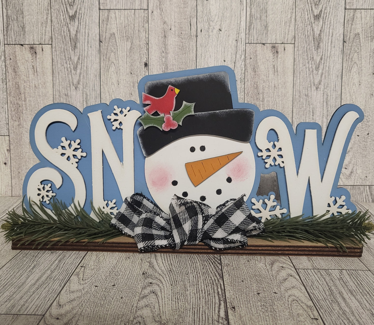 "Snow" Shelf Sitter