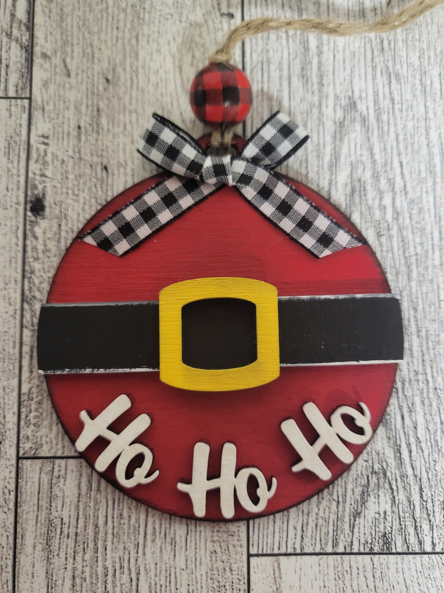 Ho Ho Ho Round Ornament