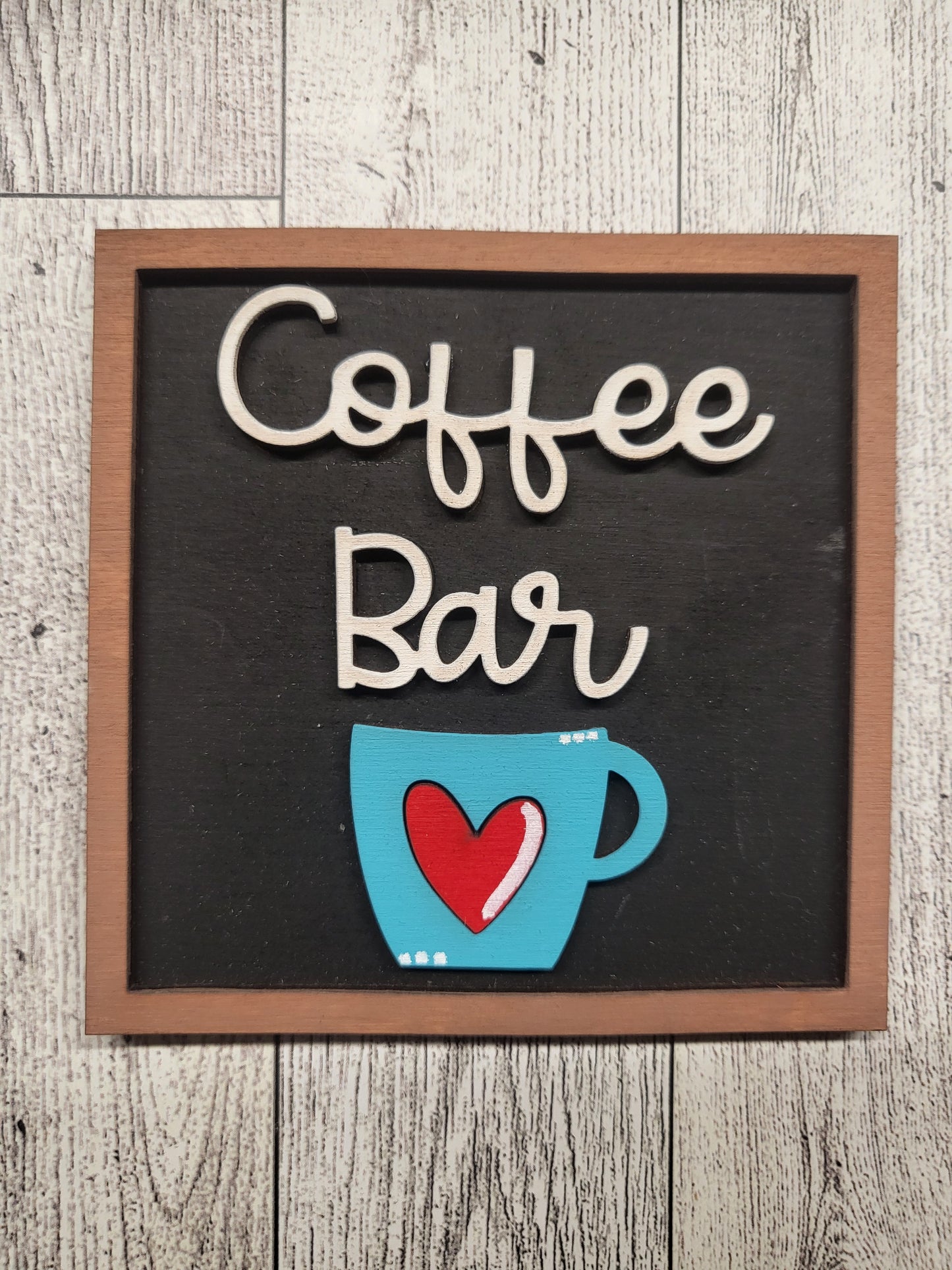 Coffee Bar 4.25" Square