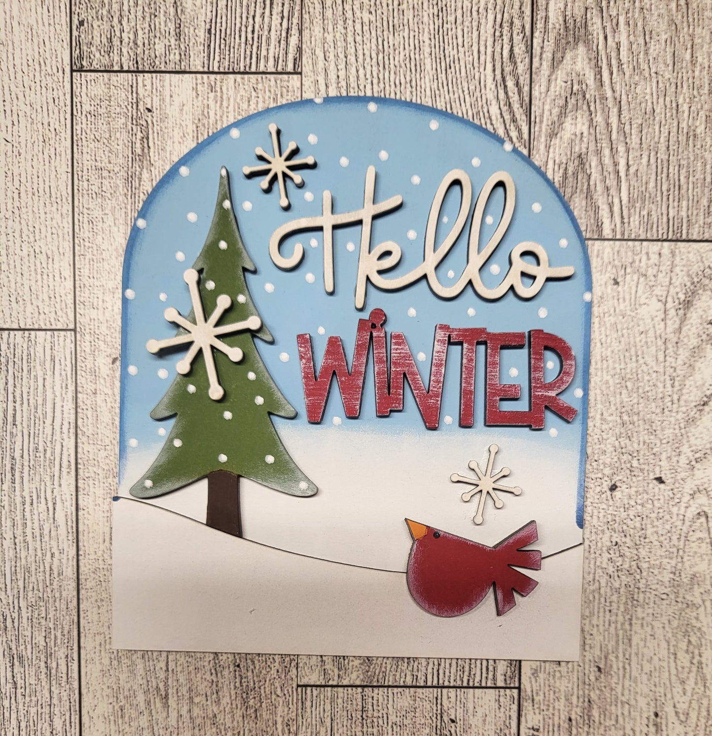Boho Hello Winter small insert