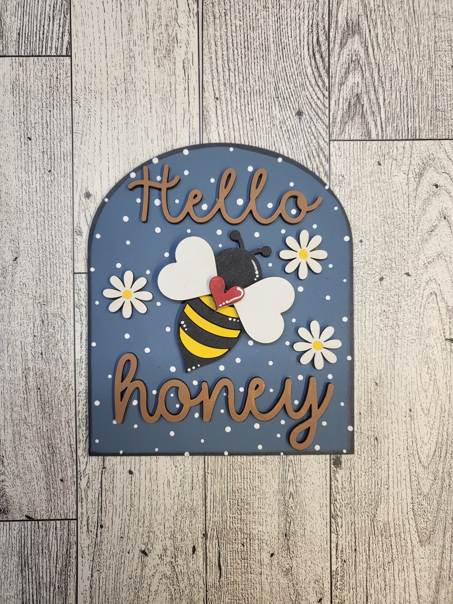 Small boho hello honey insert
