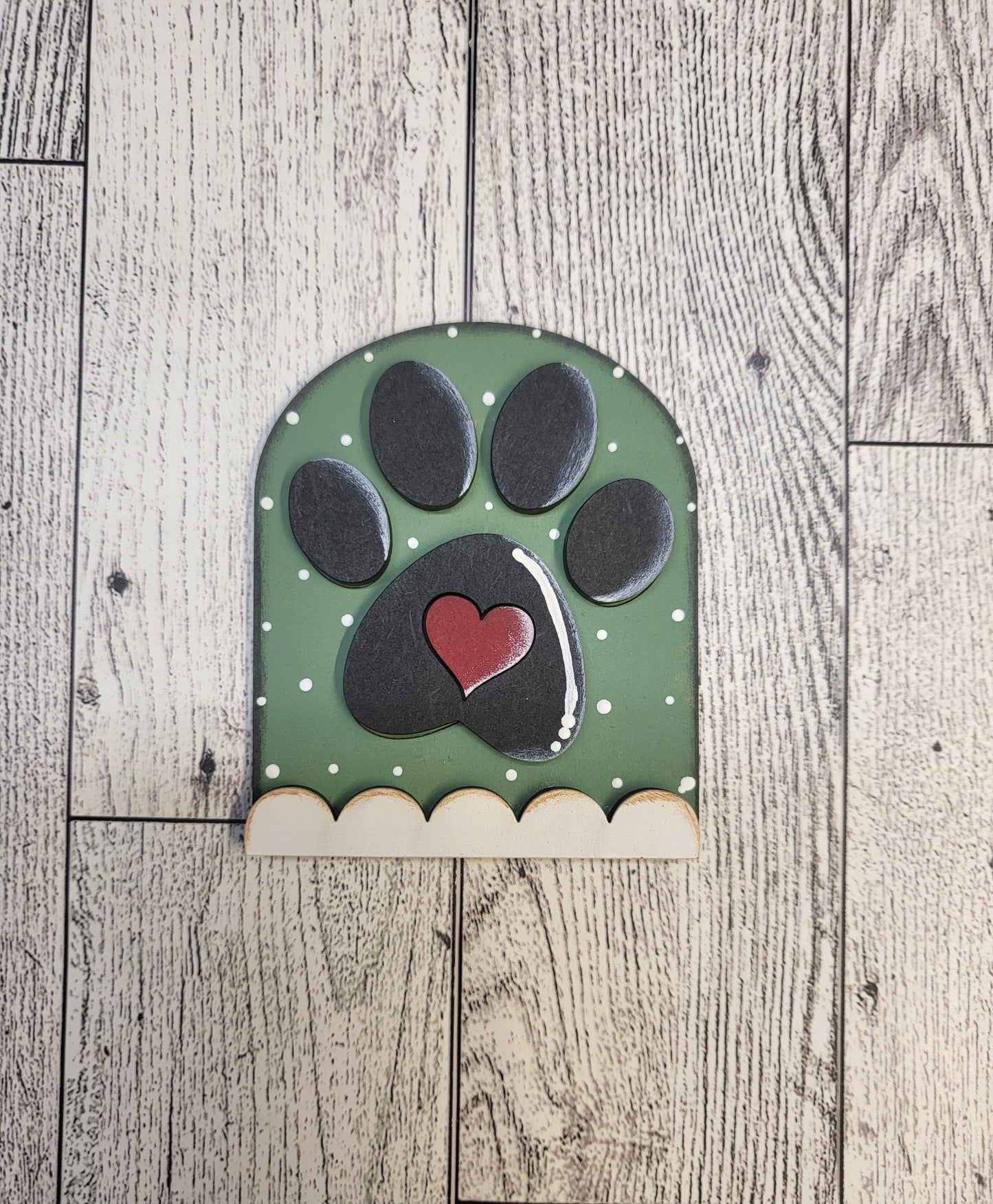 Mini dog paw boho insert