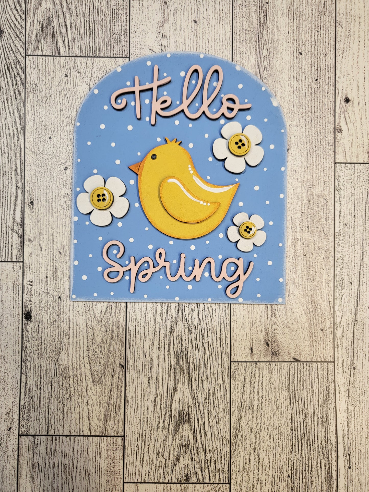 Small Hello Spring Boho Insert