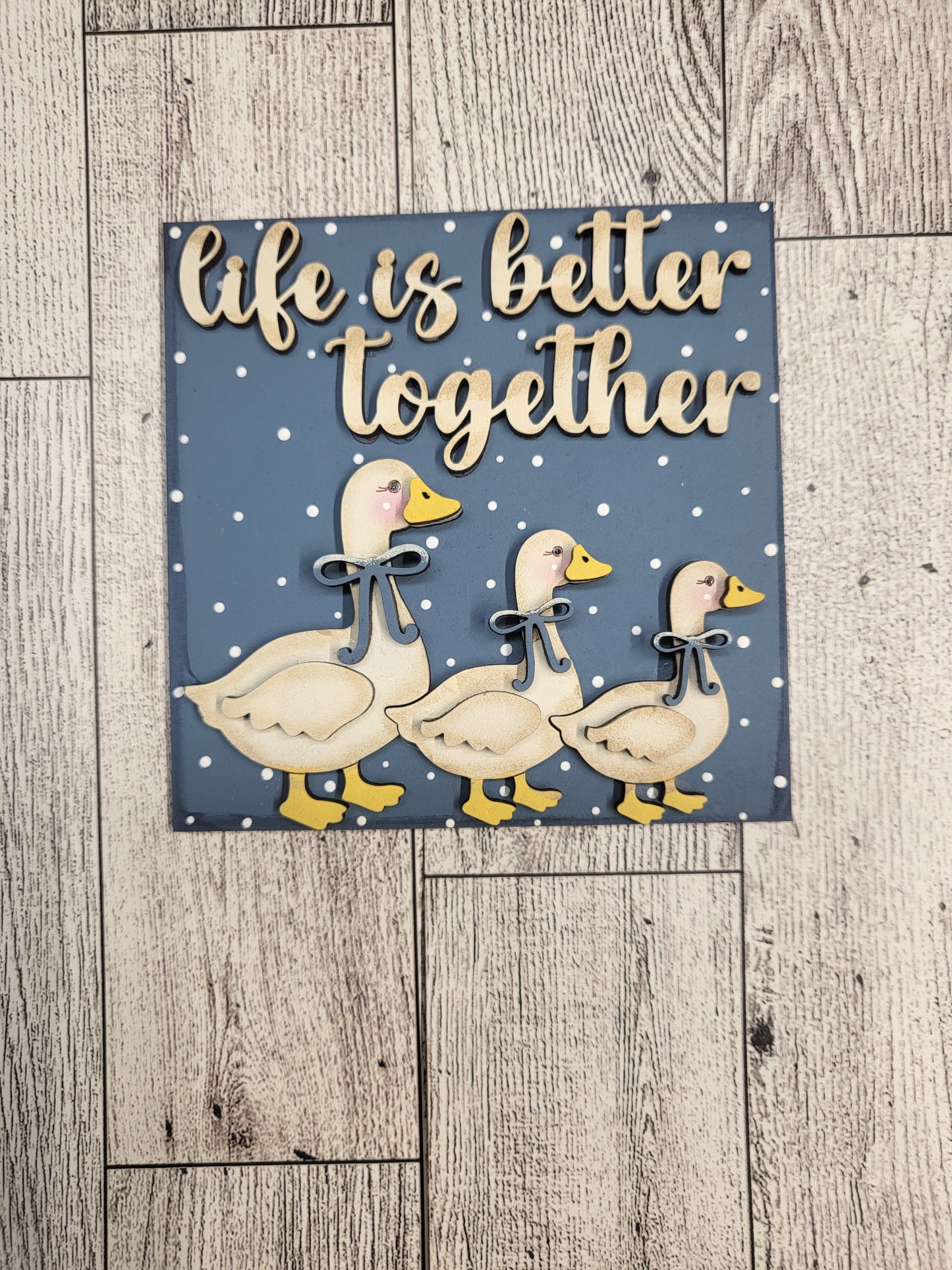 4.25" Life is better together insert