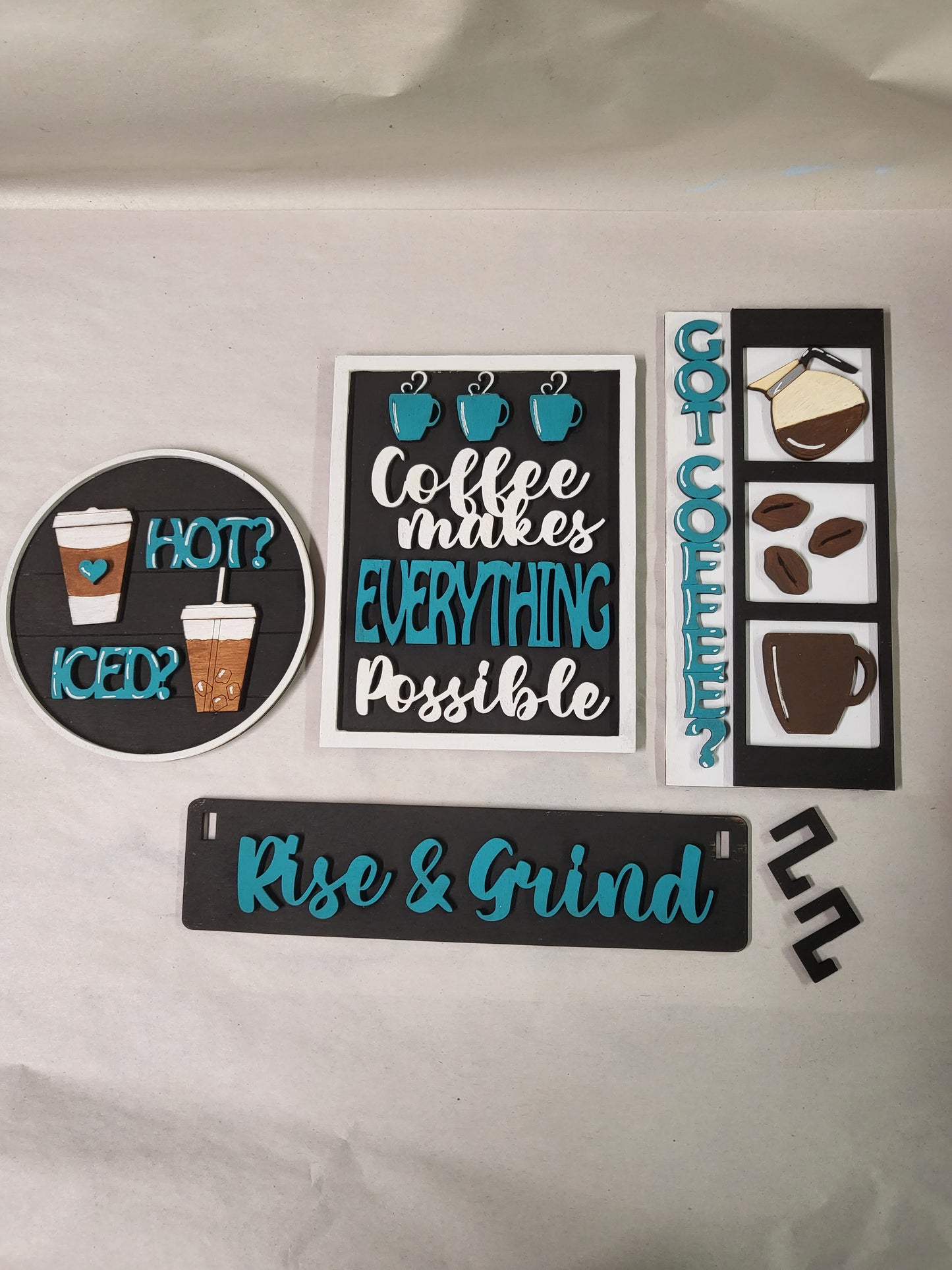 Painted Coffee Wagon Insert