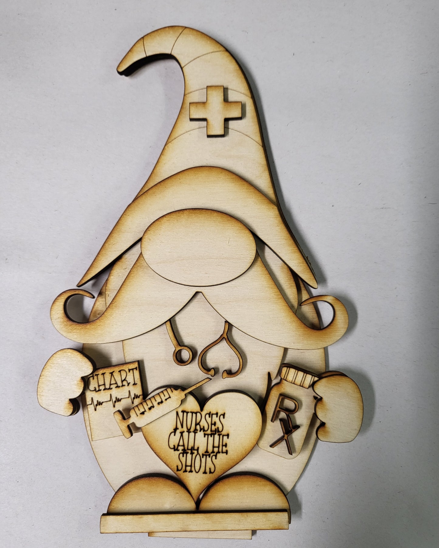 Standing Male Nurse Gnome