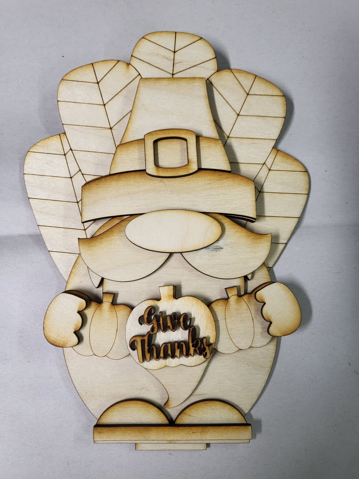 Standing Give Thanks (Turkey) Gnome