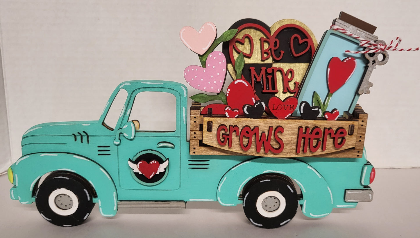Love Grows here Valentine truck insert