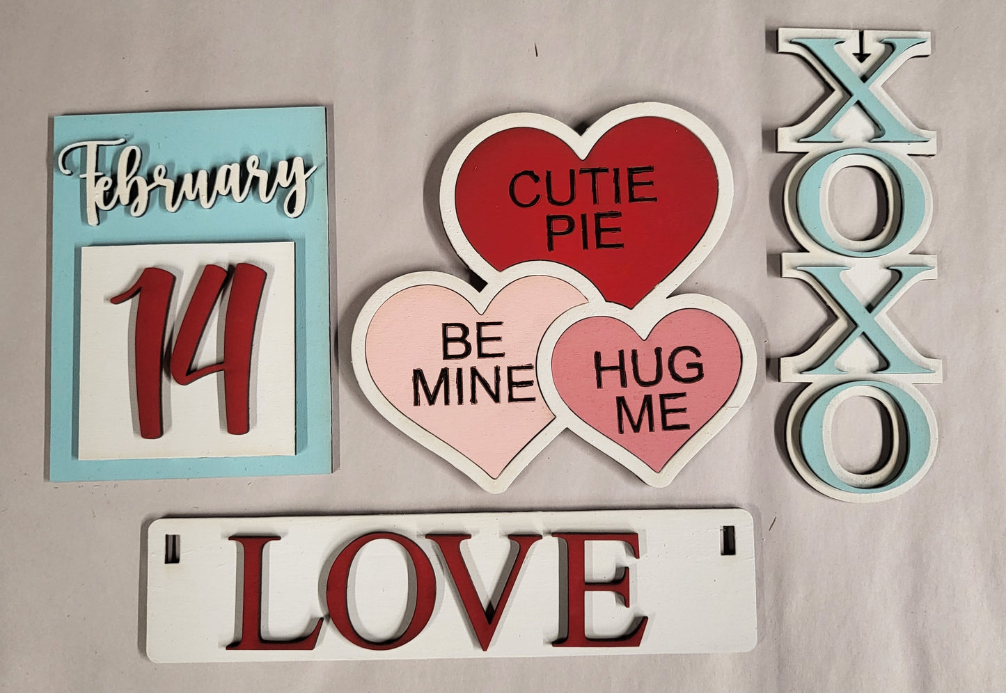 Love Valentine Wagon Insert