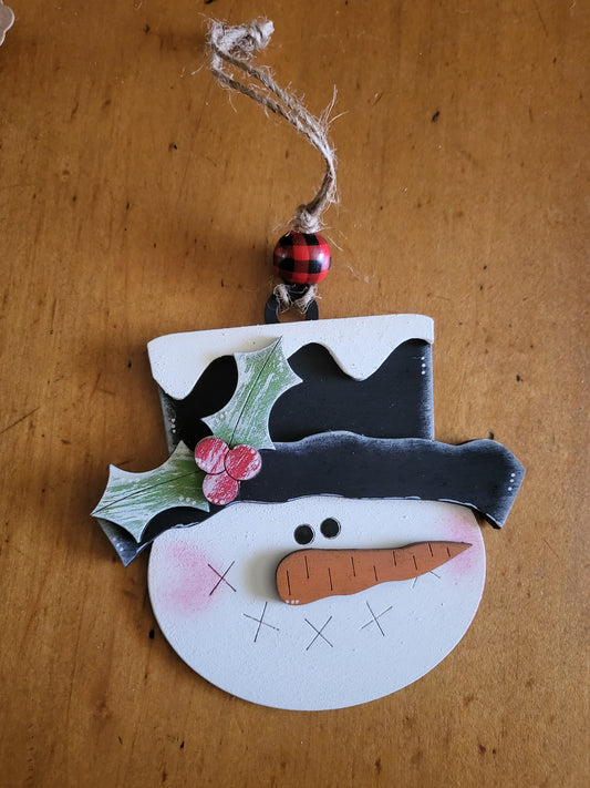 Snowman head Ornament