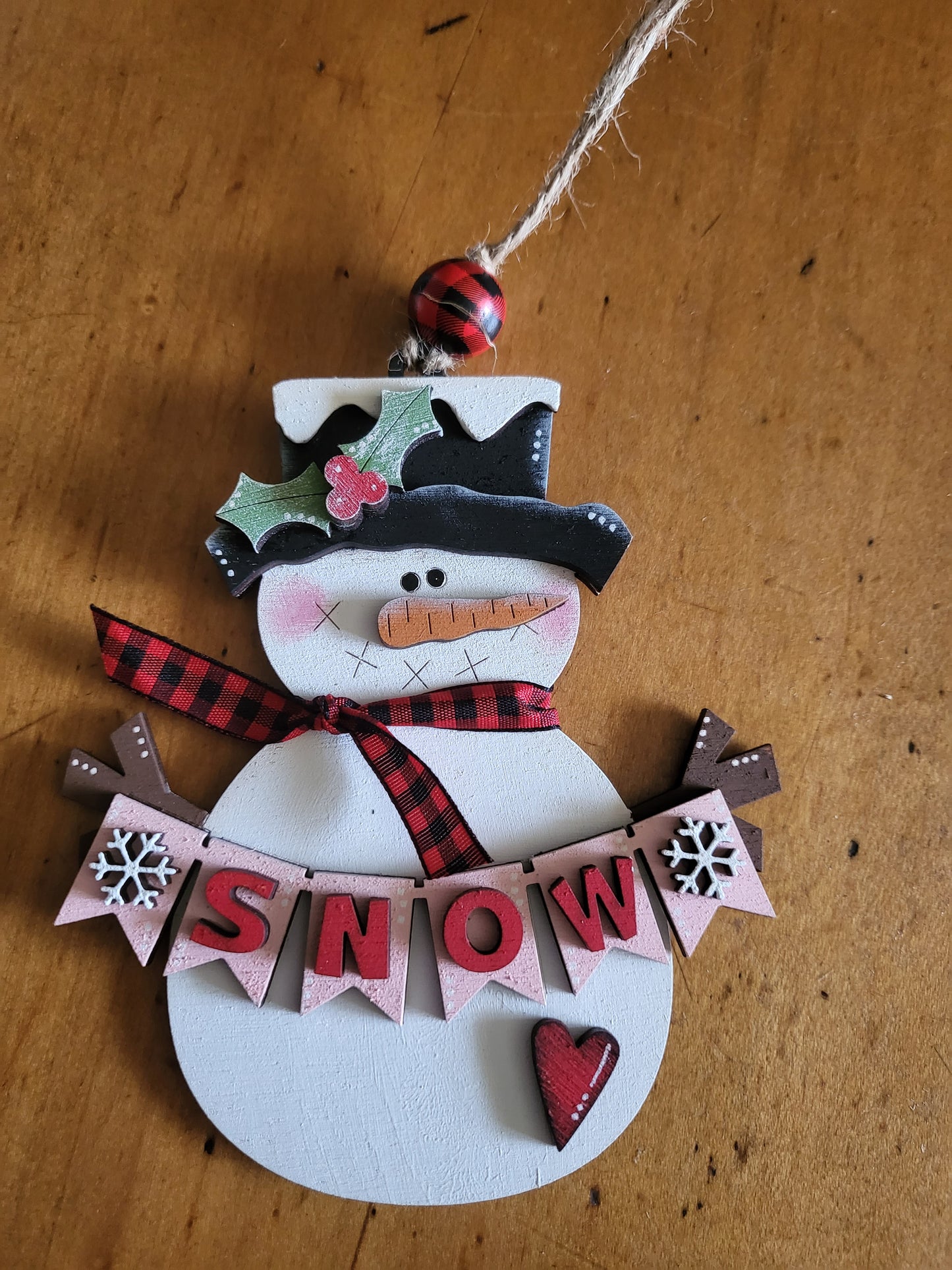 Snow Banner Snowman