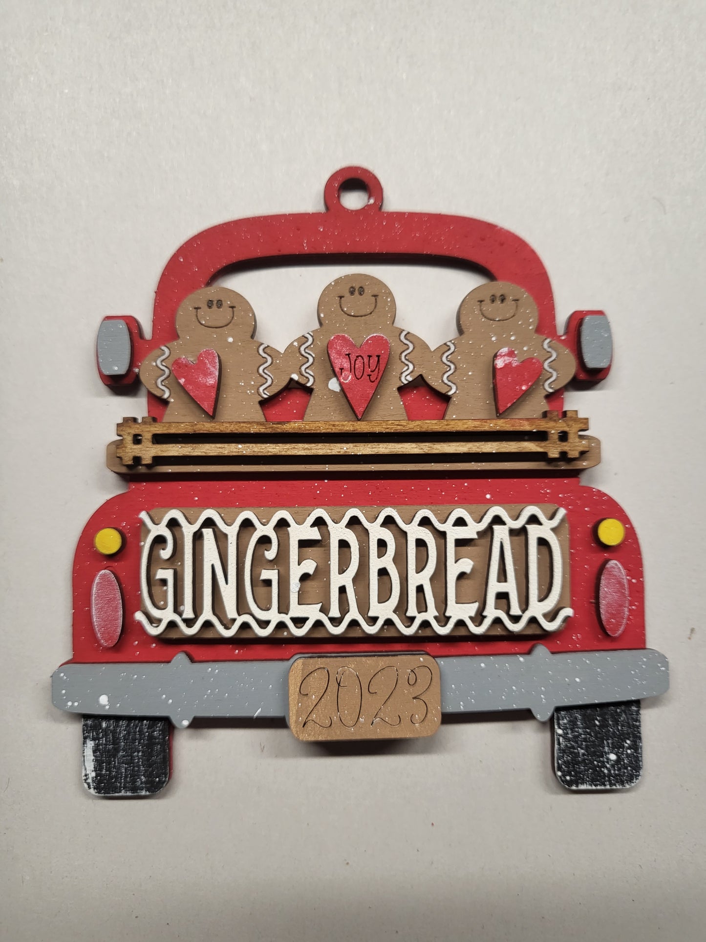 Gingerbread Truck Ornament