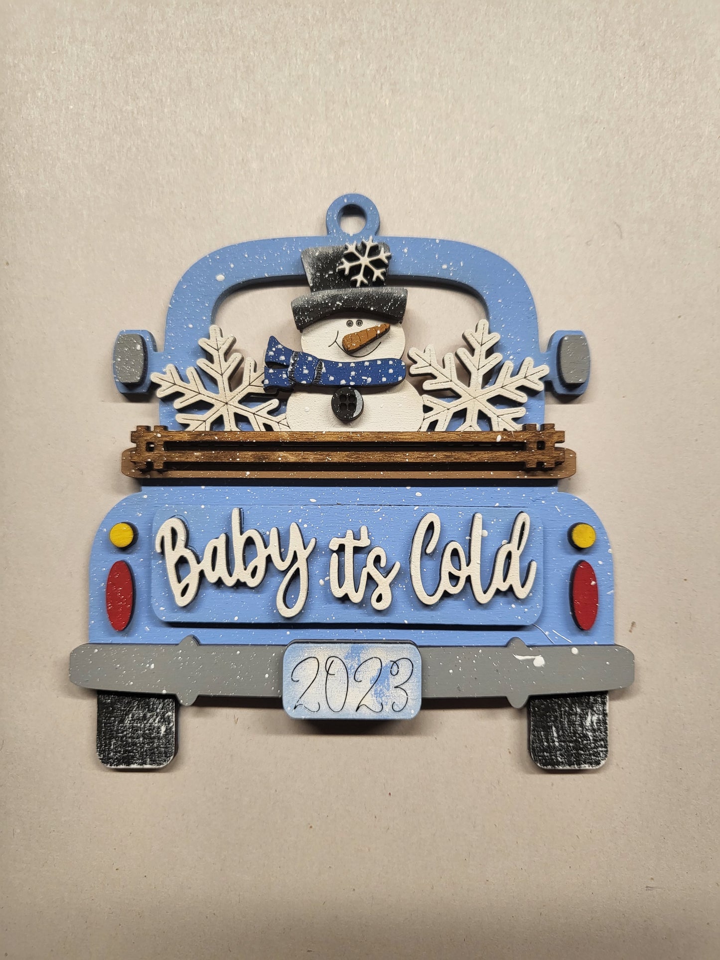 Baby It's Cold Truck Ornament