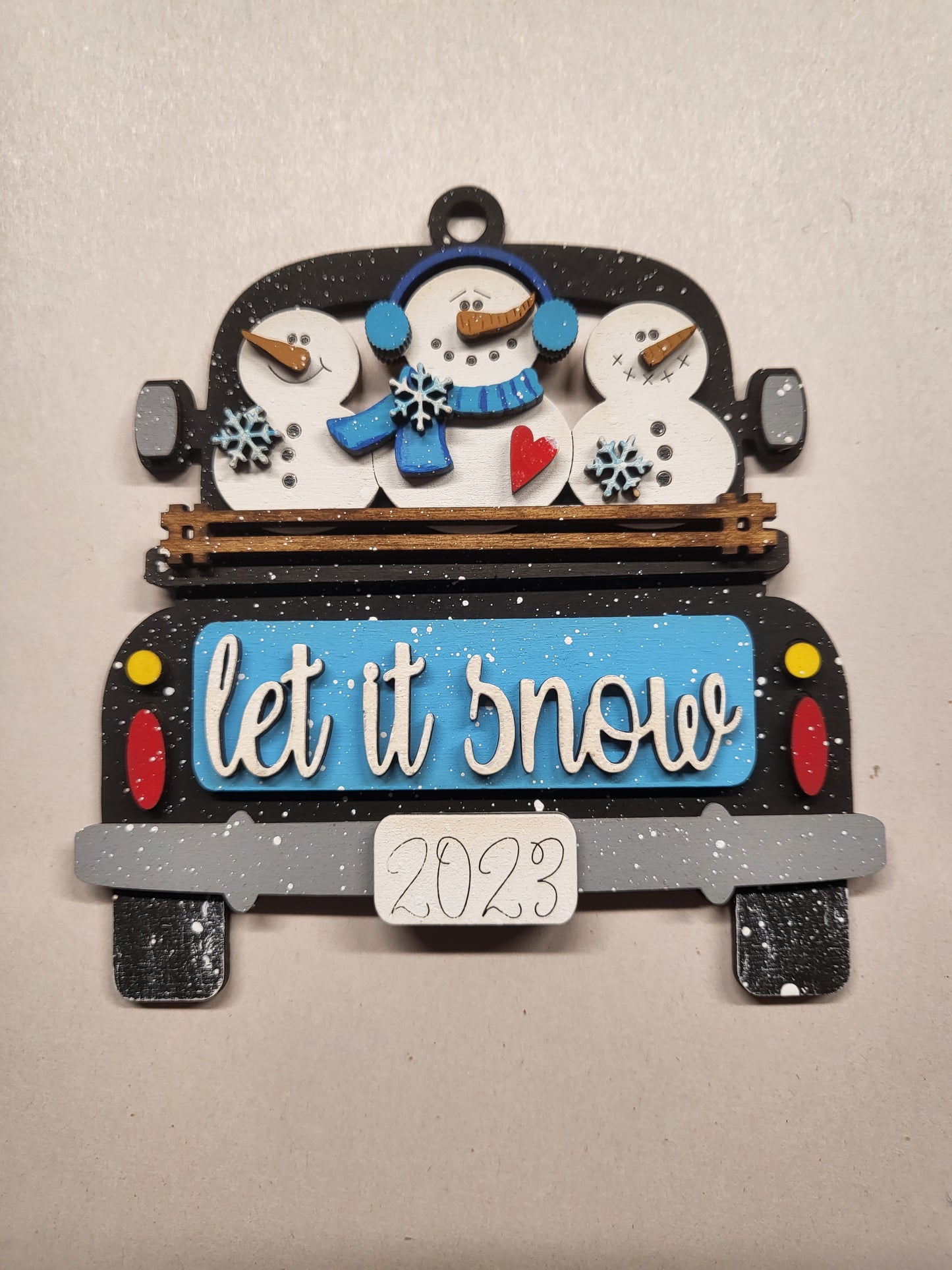 Let it Snow Truck Ornament