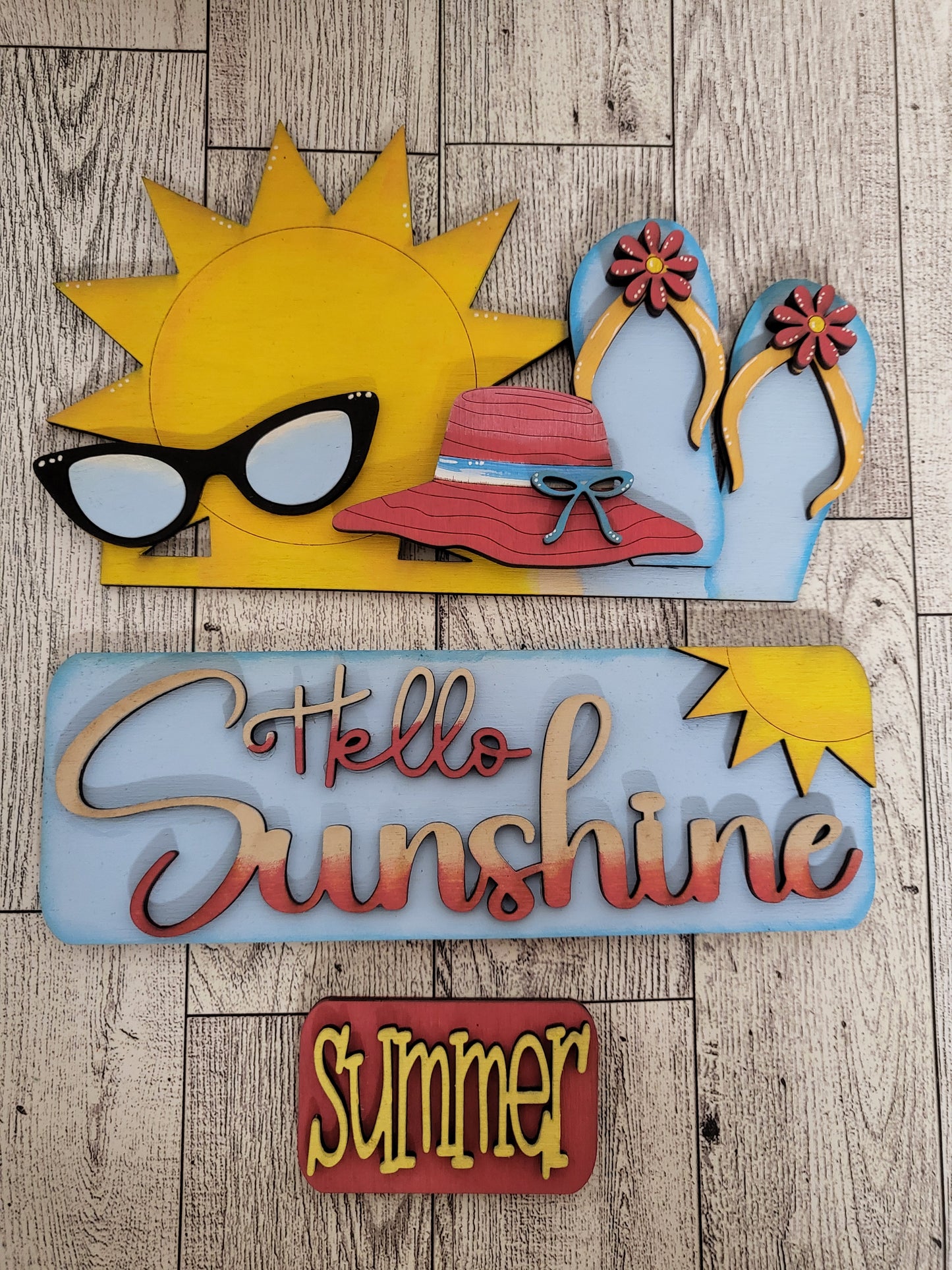 Hello Sunshine Standing Truck Insert