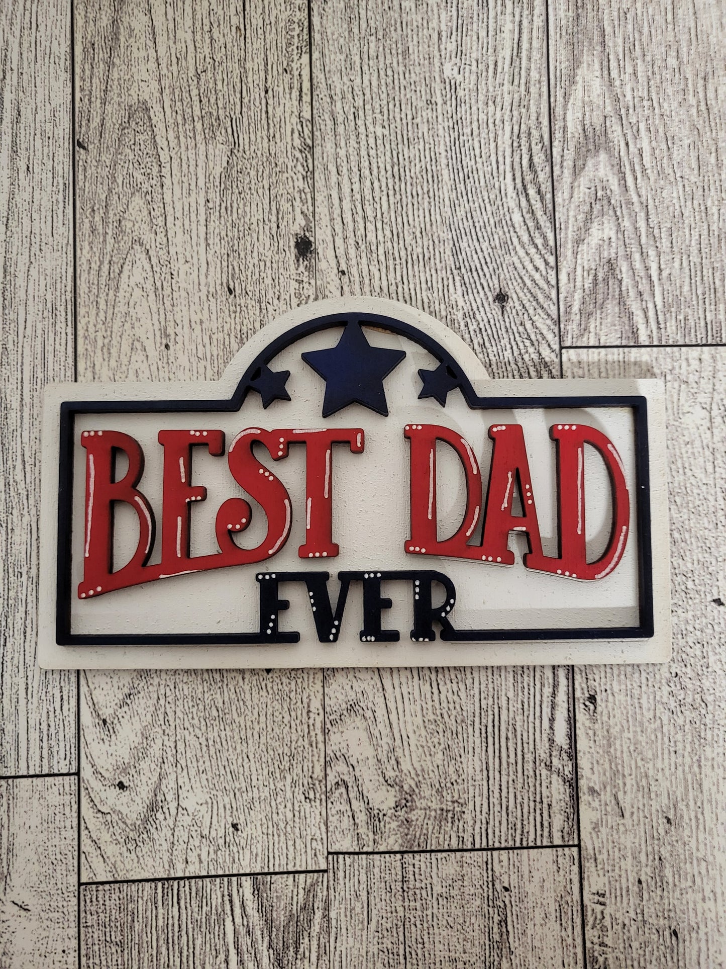 Best Dad Ever Post Frame insert