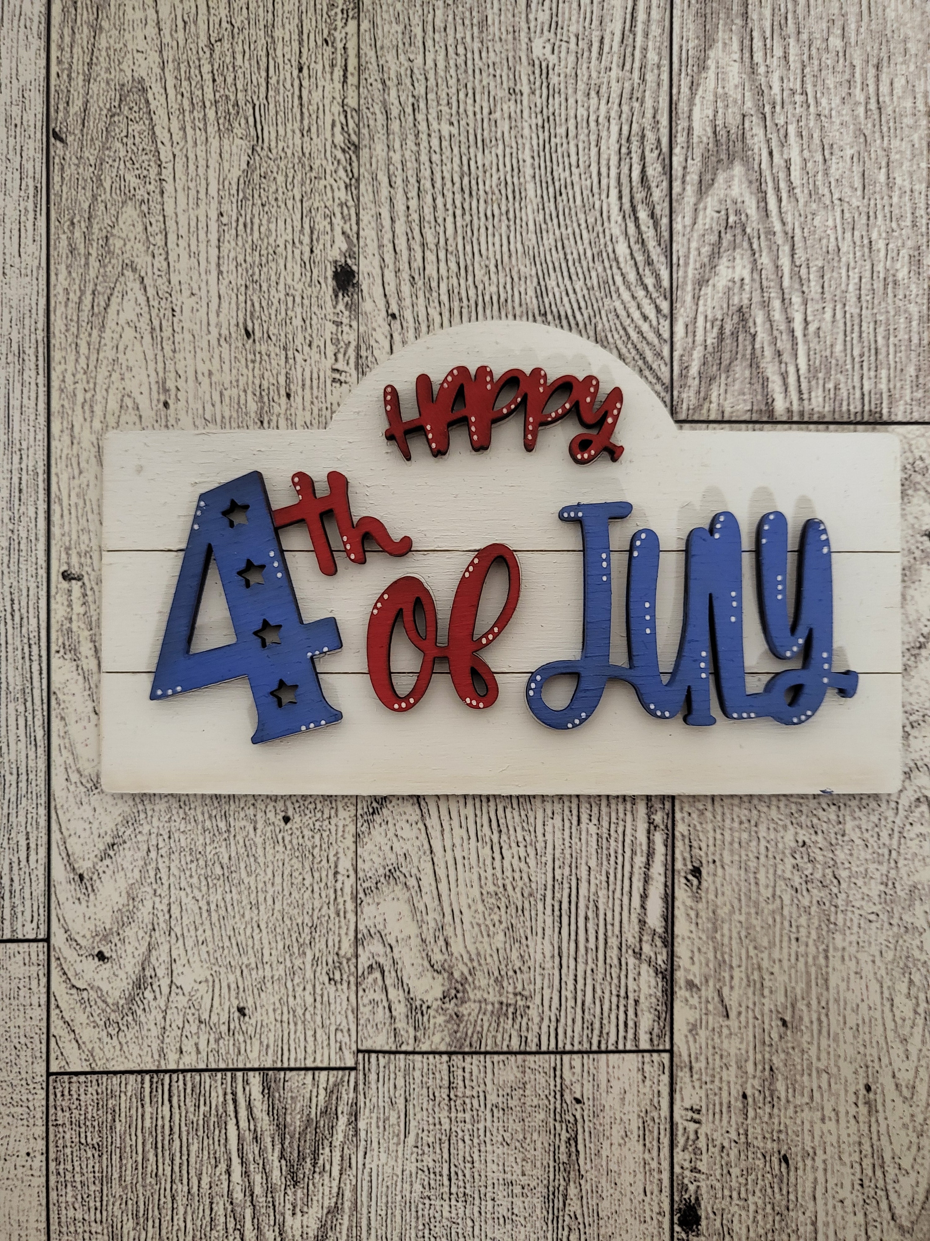 Happy 4th of July Post frame insert – Leesa's Crafts