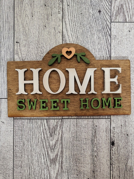 Home Sweet Home Post frame insert