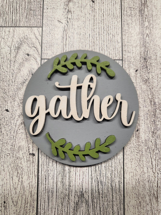 Interchangeable Gather 3" circle