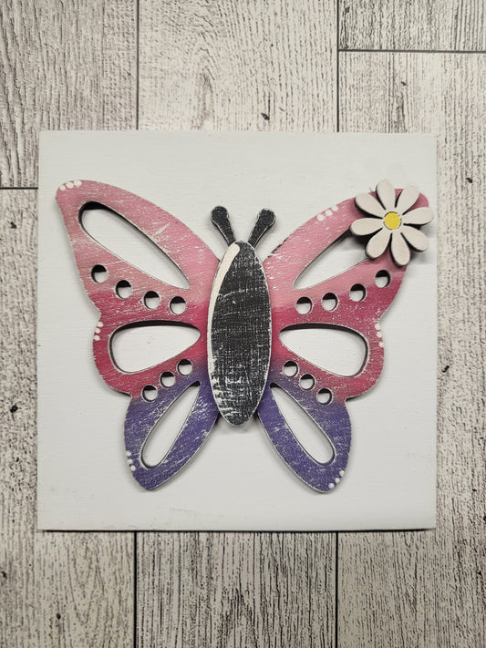 Butterfly 4.25" Square