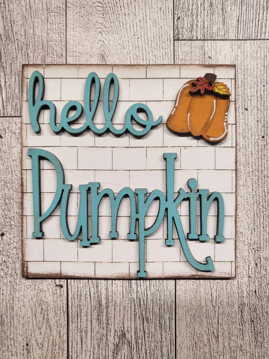 Hello Pumpkin Insert