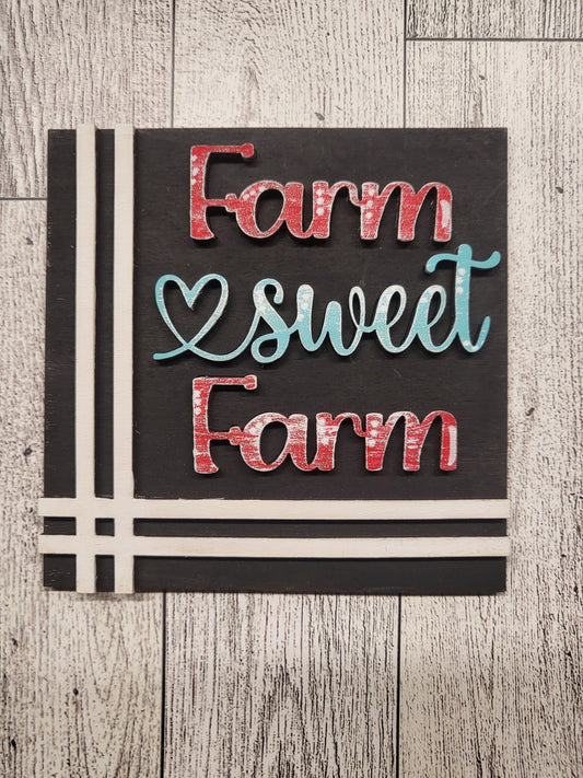 Farm Sweet Farm insert