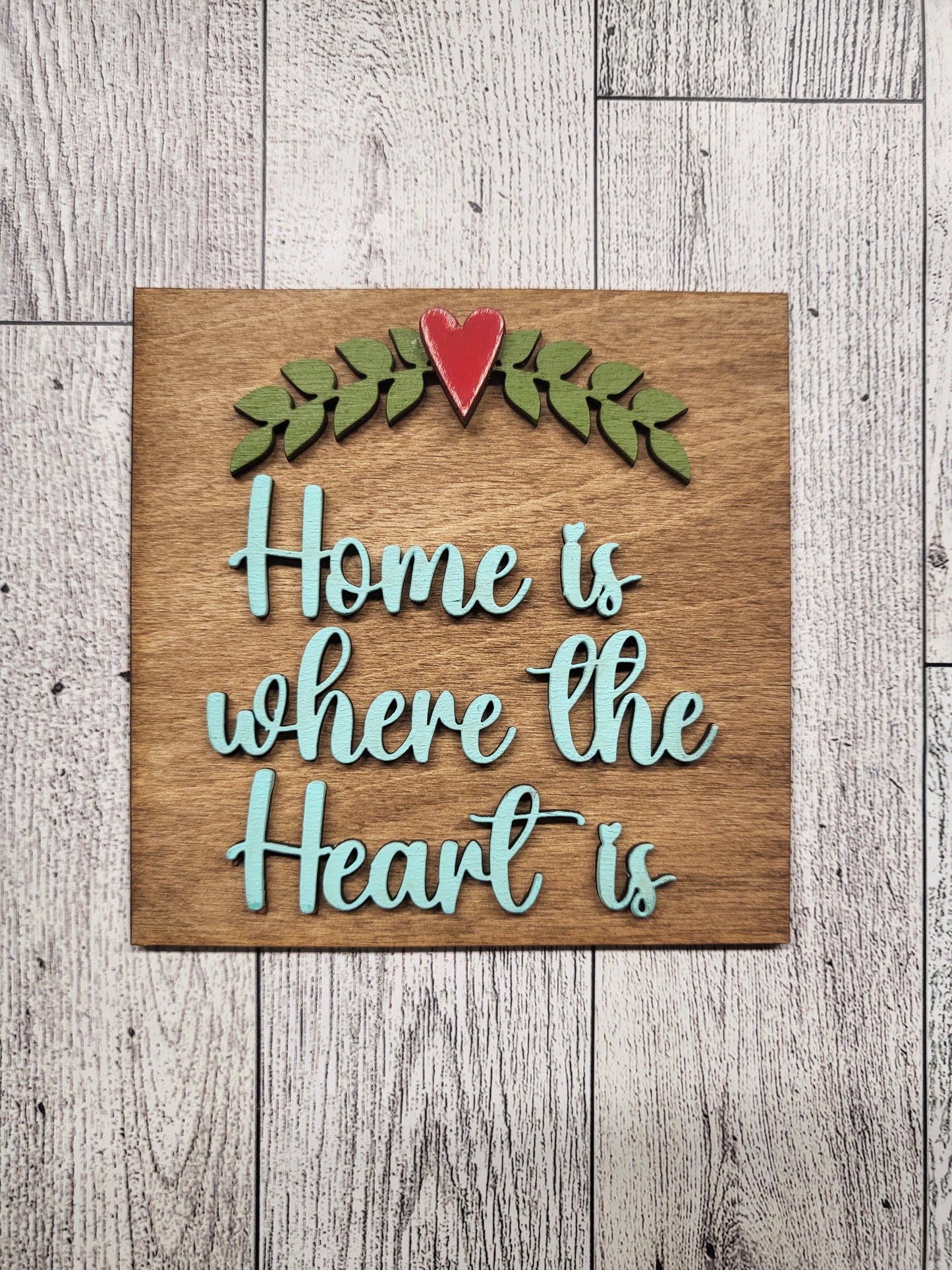 Home is where the heart is insert