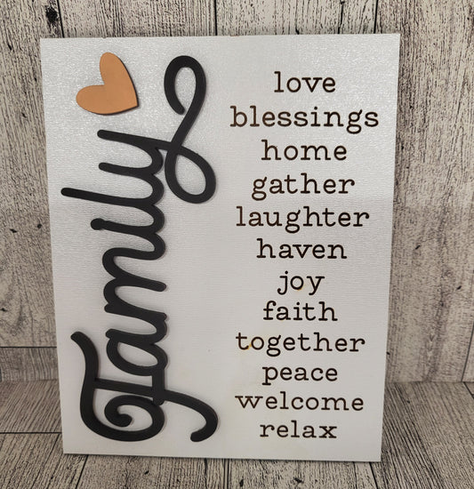 5x6.25 Family word insert