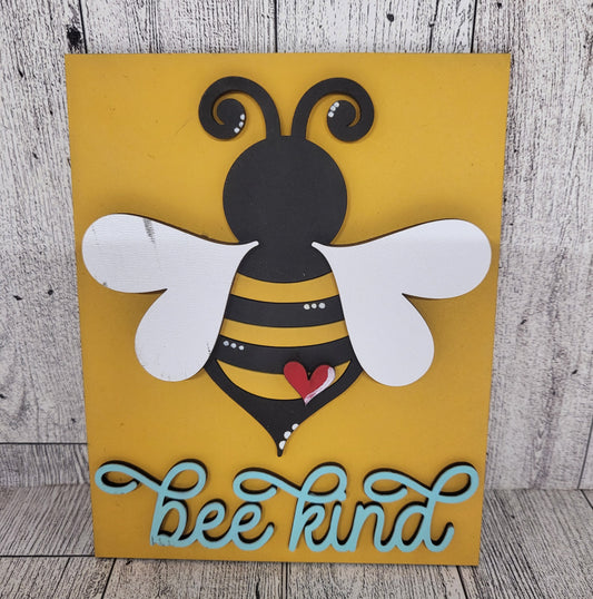 5x6.25 Bee Kind Insert