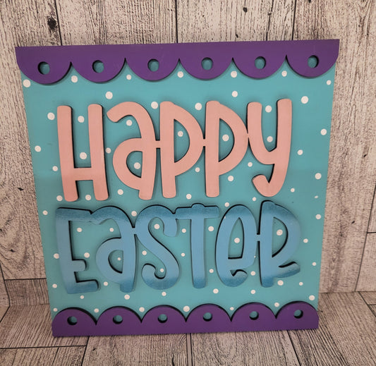 6 x 6 Happy Easter Insert