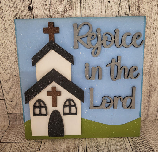 6 X 6 Rejoice In The Lord