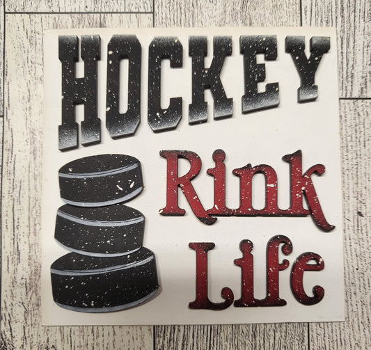 Hockey Rink Life Insert
