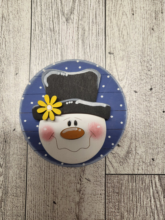 3" Snowman Insert