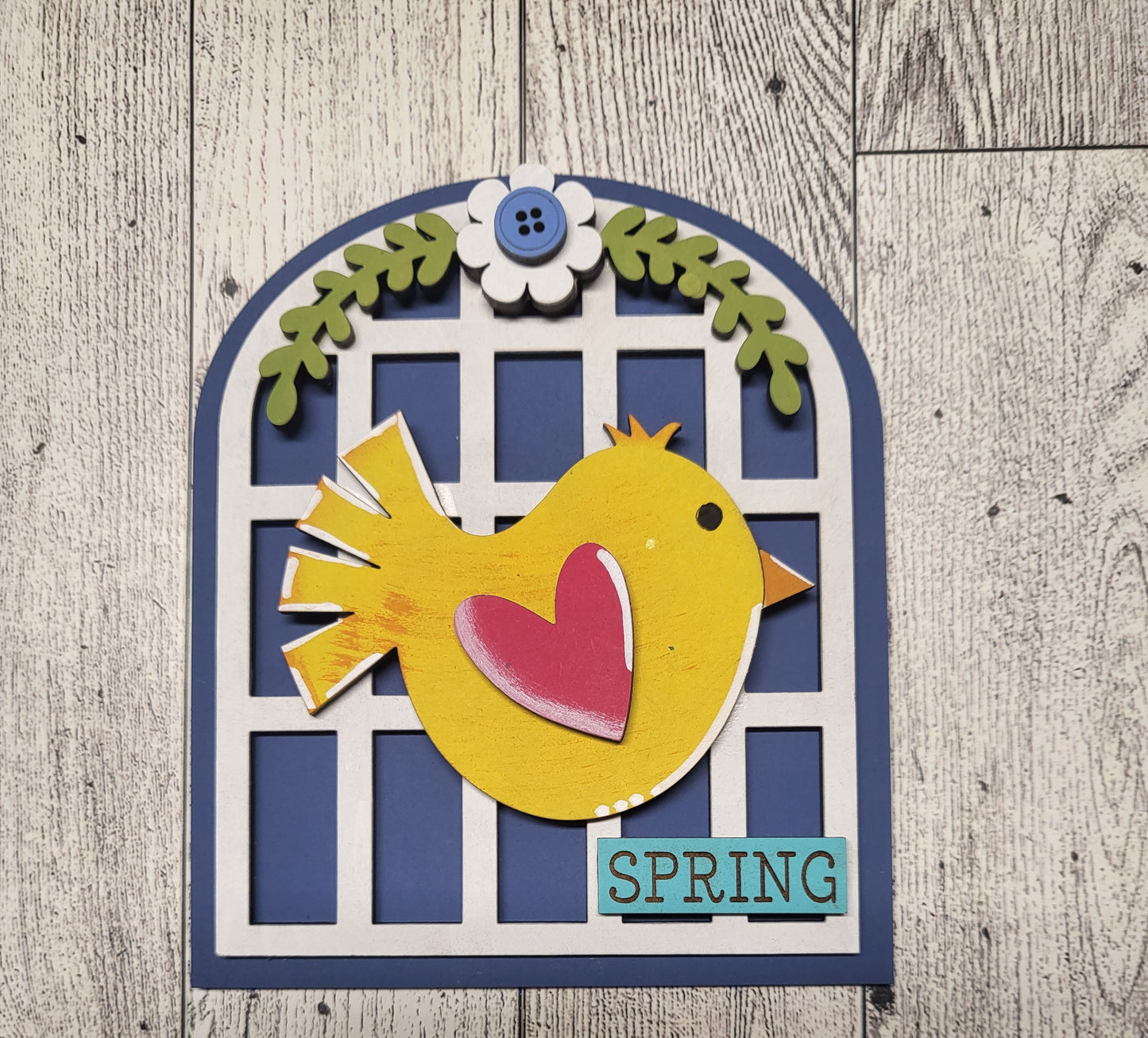 Small boho spring chick