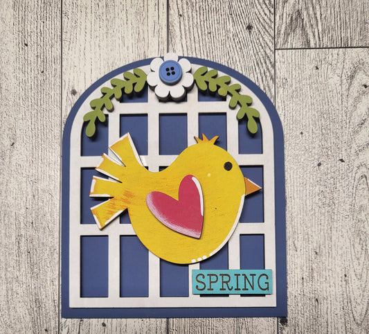Small boho spring chick