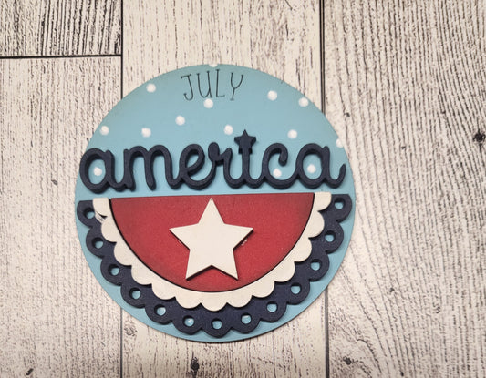 3" July Circle Insert