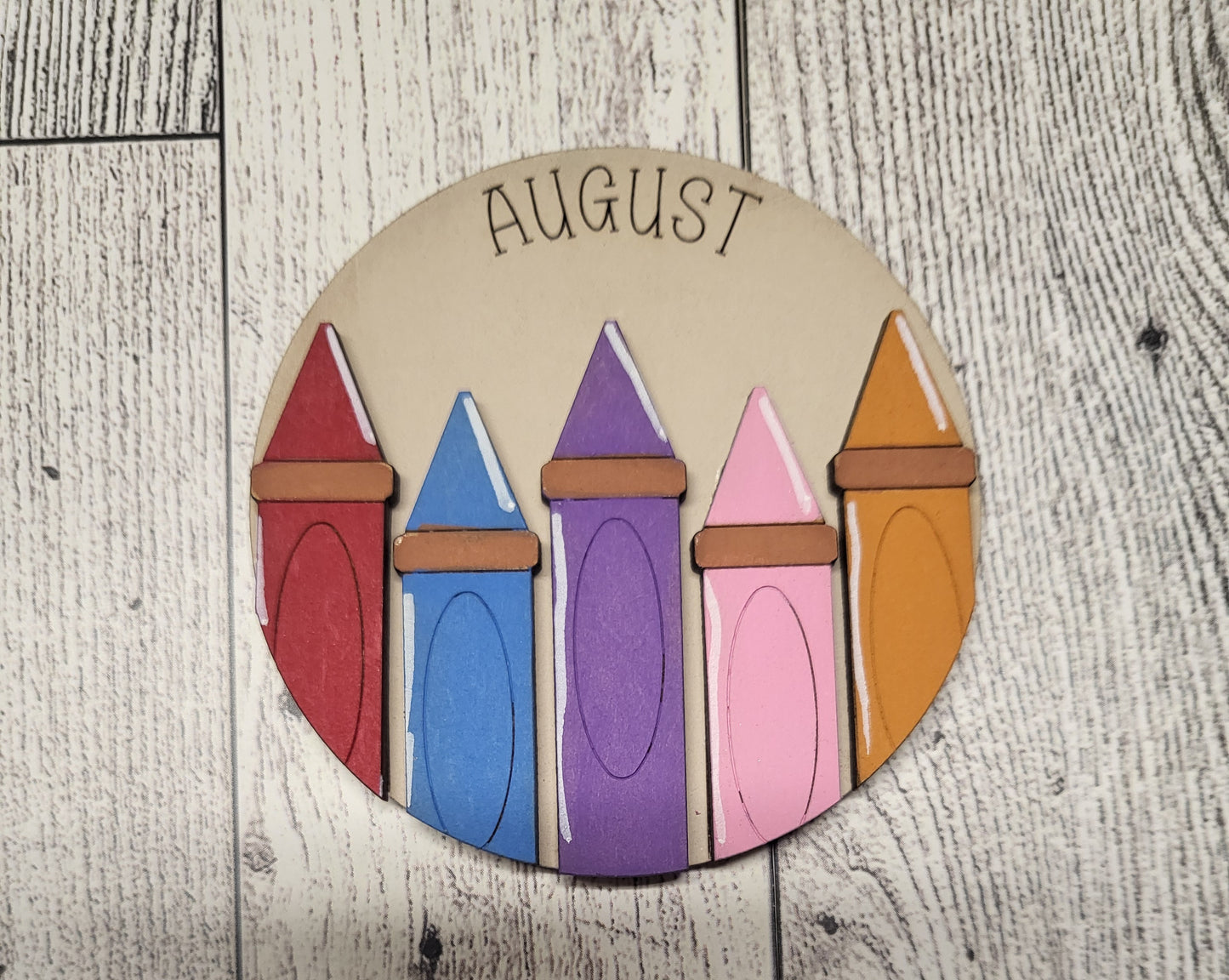 3" August Circle Insert