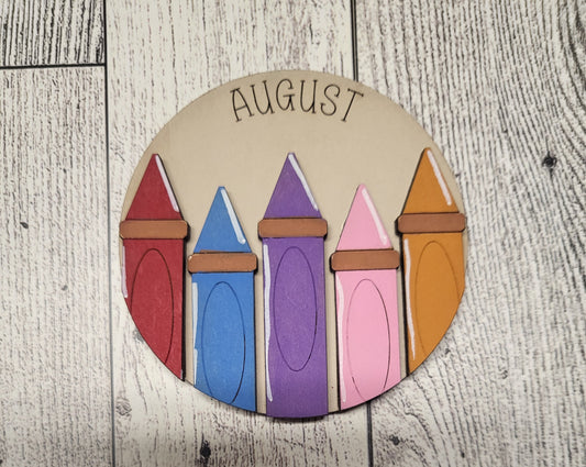 3" August Circle Insert