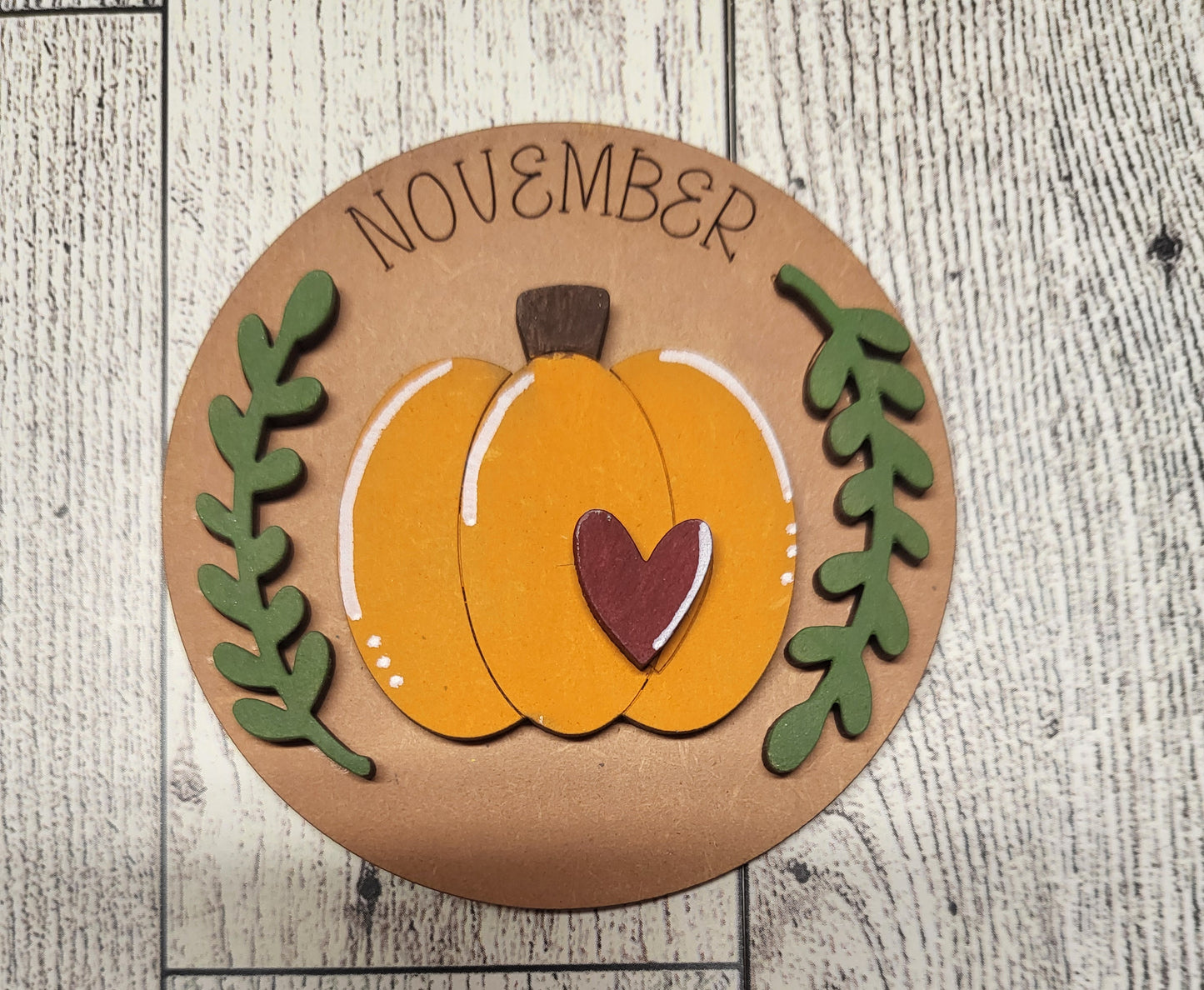 3" November Circle Insert