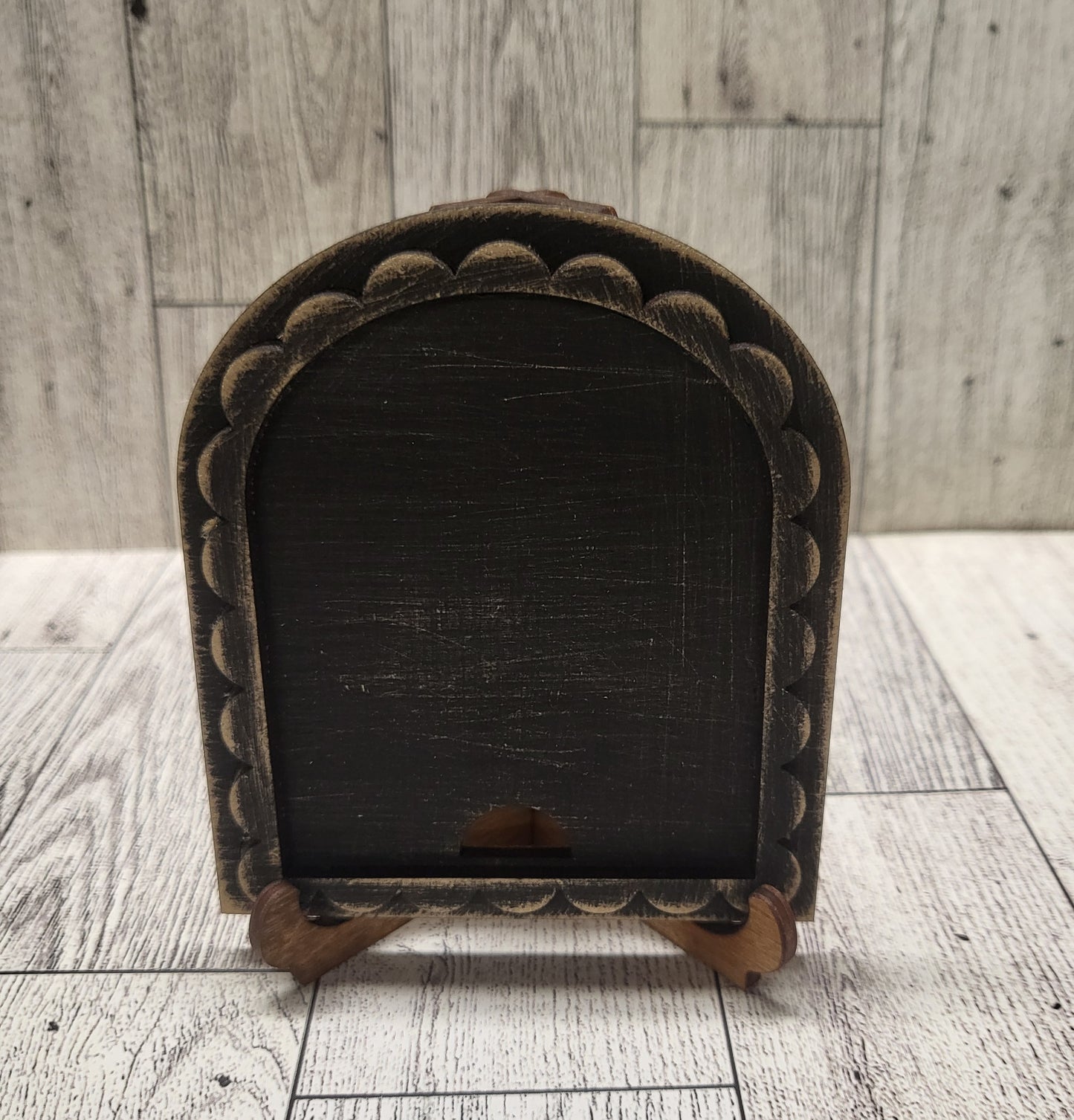 Mini Boho Black Distressed Frame