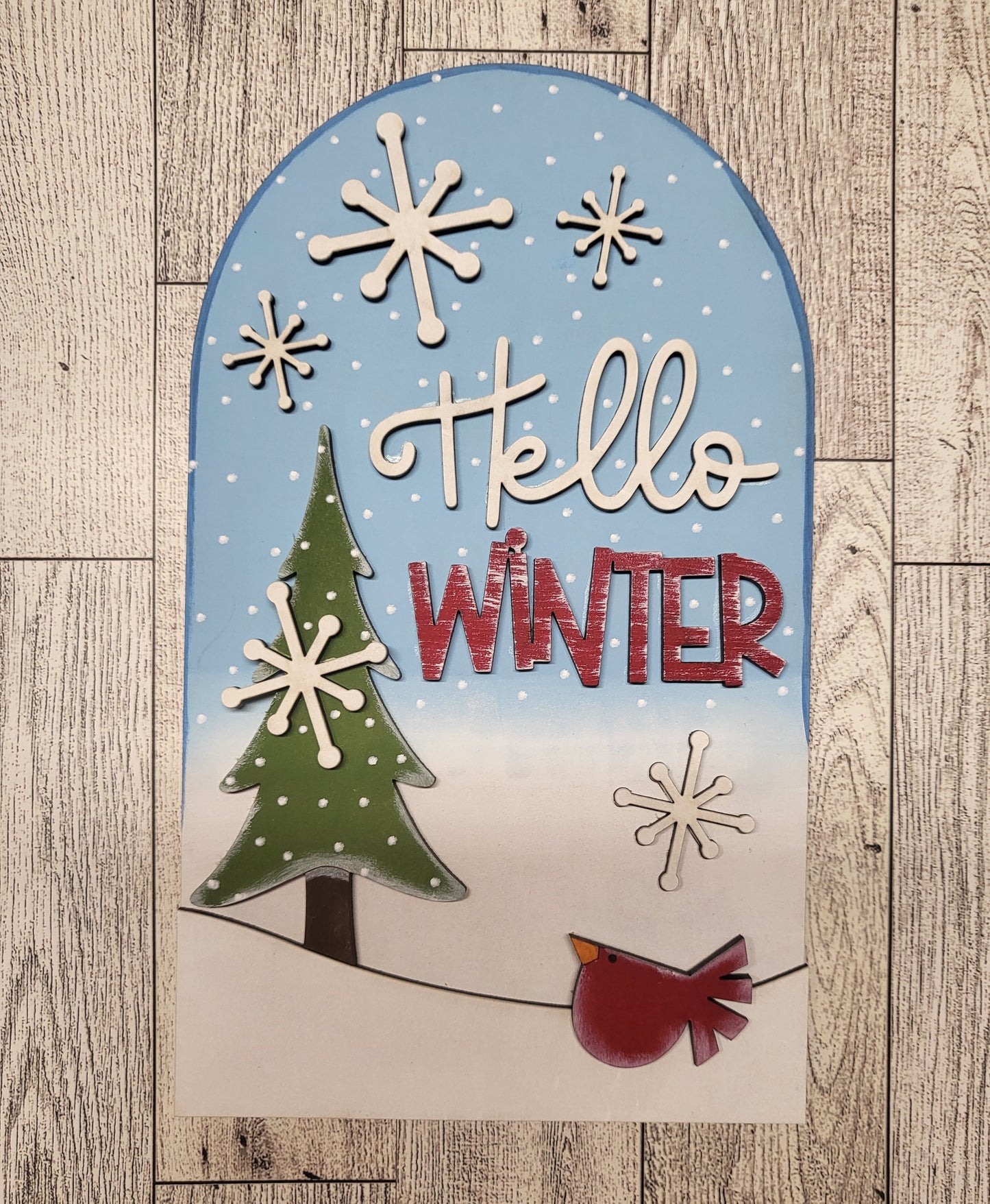 Boho Large Hello Winter Insert