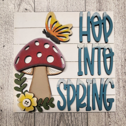 4.25" Hop into Spring Boho insert