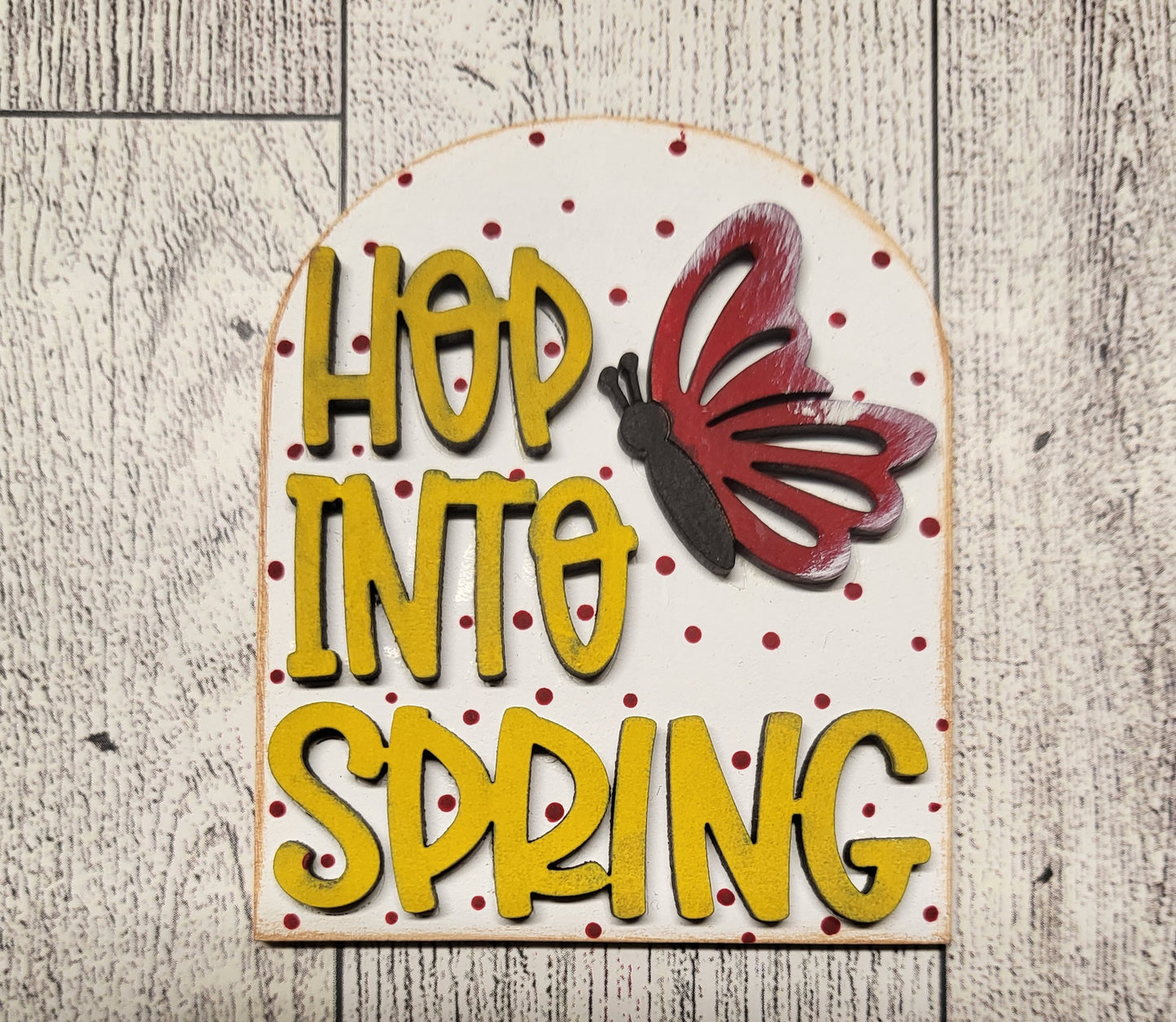 Mini Hop into Spring boho insert