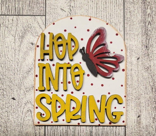 Mini Hop into Spring boho insert
