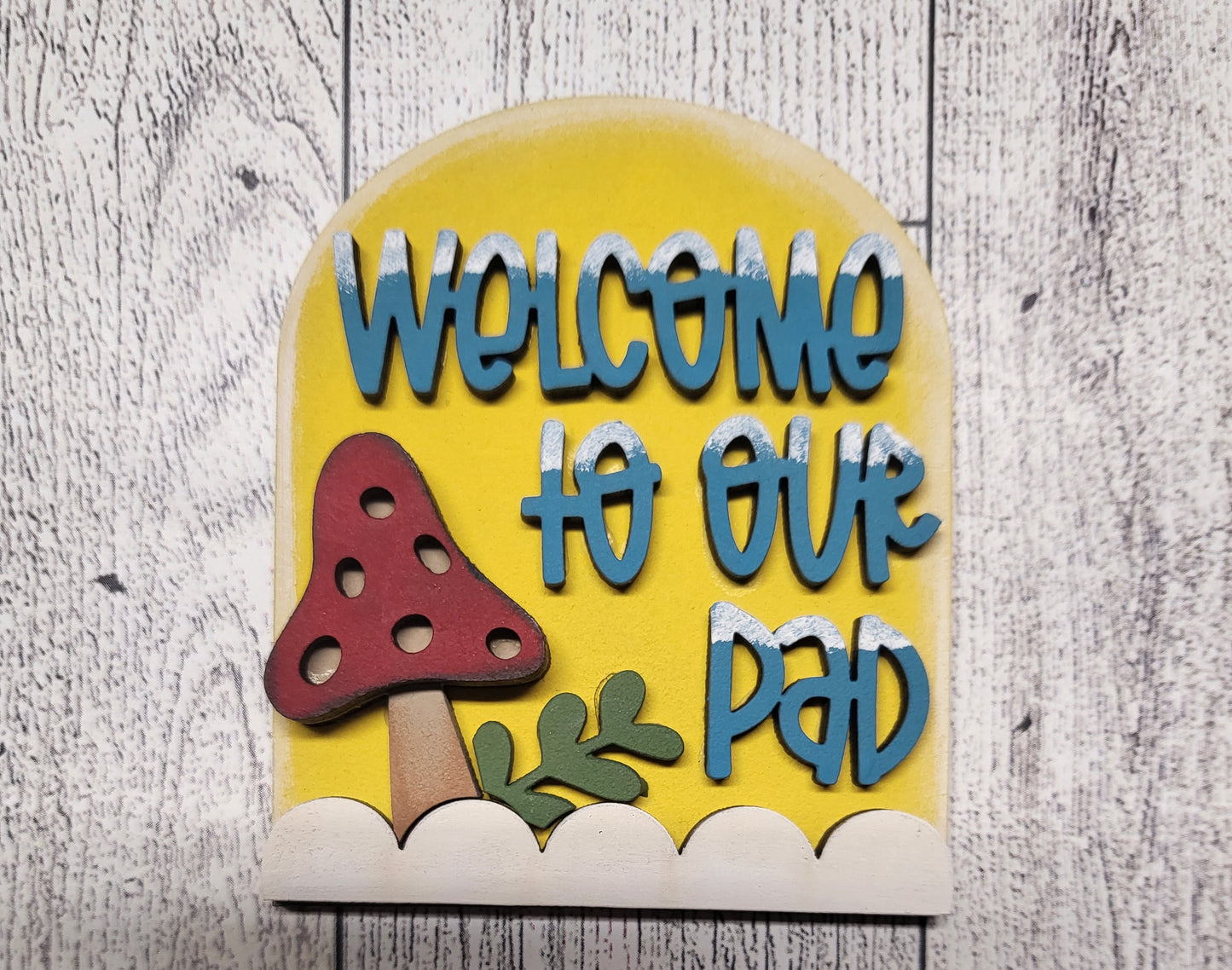 Mini Welcome to our pad boho insert