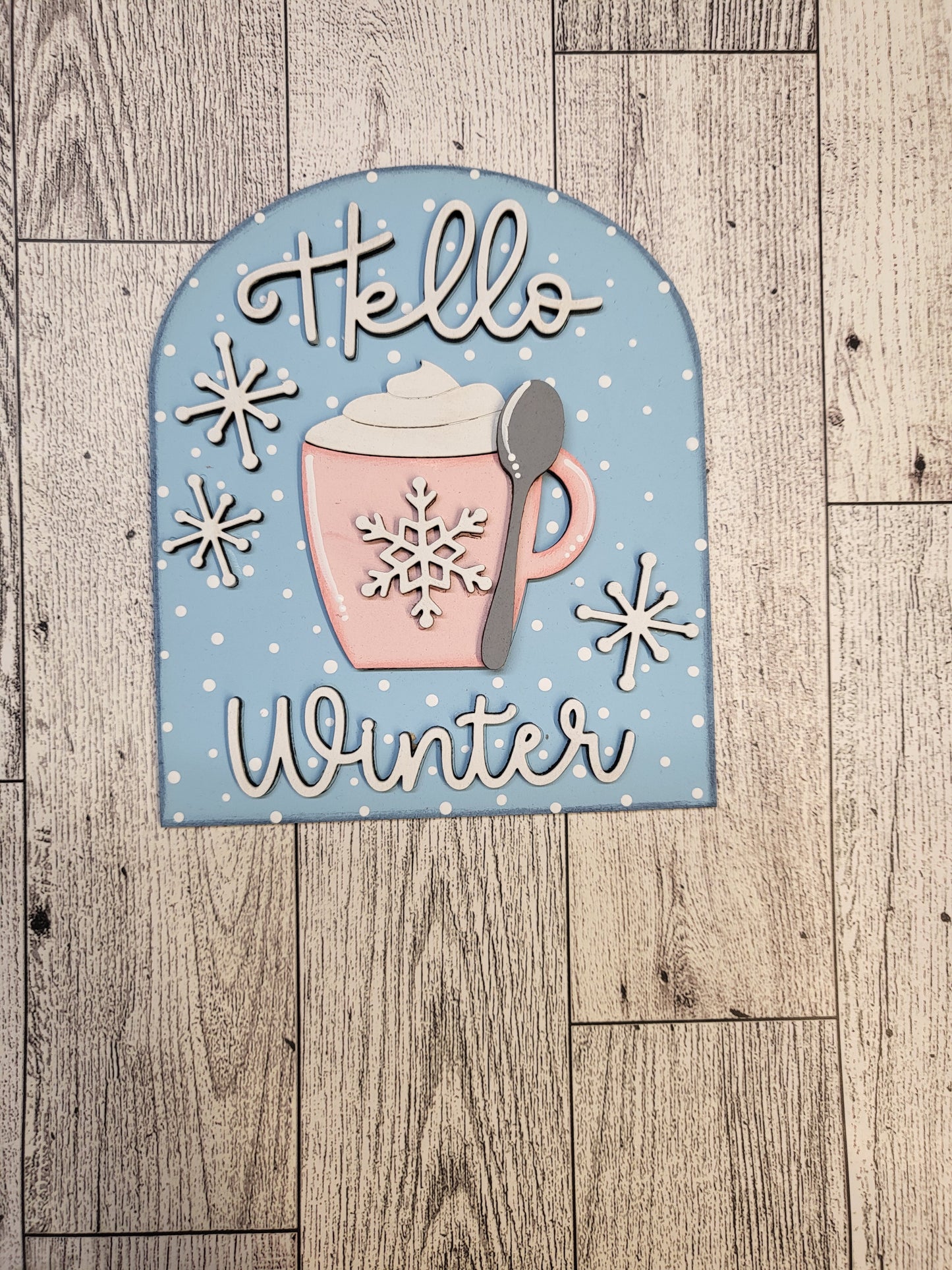 Small Boho Insert Hello winter