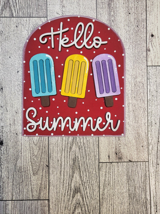 Small Hello Summer Boho Insert